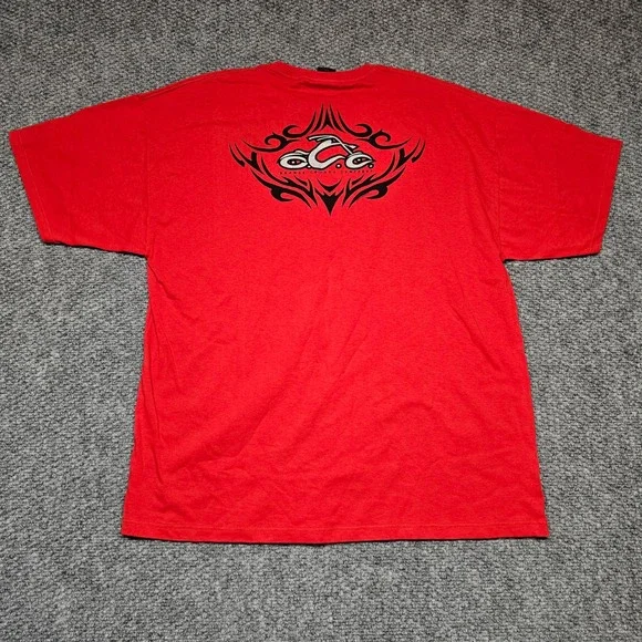 Vintage Offical Orange County Choppers Graphic T Shirt Red XXL OCC Motorcycle - Picture 8 of 8